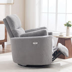 Power Recliner, Nursery Swivel Glider Rocking Chair - Image 7