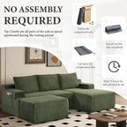 96" Sectional Couches for Living Room Cloud Couch Sofa - Image 6