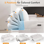 Vipbear 81" Sectional Sleeper Sofa - Image 5
