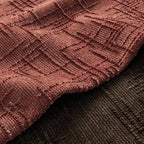 MIULEE Chenille Textured Fall Throw Pillow Covers Rust 20x20 Set of 2 | Slubby - Image 7