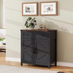 ChooChoo Kitchen Storage Cabinet, Coffee Bar Cabinet, Farmhouse Buffet Sideboard - Image 3