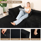 L Shaped Modular Boneless Sectional Couches - Image 7