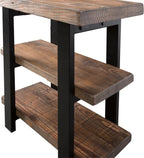Alaterre Furniture Pomona Living Room 3-Tier Solid Wood End Table - Image 10