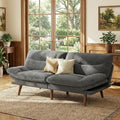 Marsail 66" Convertible Futon Sofa Bed, Corduroy Futon Loveseat Couch by Marsail