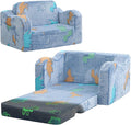 MeMoreCool Glowing Dinosaur Kids Chair, Glow-in-the-Dark Kids Couch by MeMoreCool