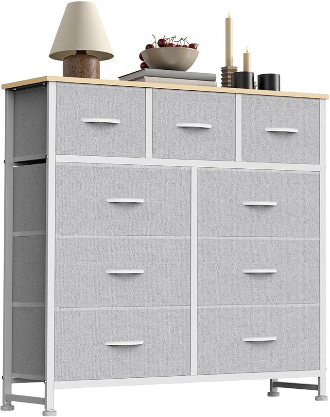 Sweetcrispy 9 Drawer Fabric Dresser Storage Tower by Sweetcrispy