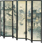 MyGift 6 Panel Room Divider Privacy Partition - Image 6