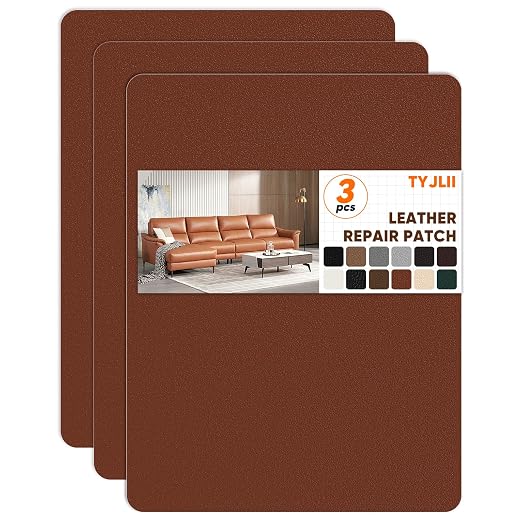 Leather Repair Patch Self Adhesive, 8.3″ x 11″ Vinyl Patch Kit, Leather Repair by Unknown