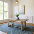 Plank+Beam 72 Inch Farmhouse Dining Table, Solid Wood Rustic Kitchen Table by PlankBeam
