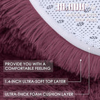 OLANLY 3x5 Machine Washable Small Bedside Rug, Soft Fluffy Shaggy Rugs - Image 8