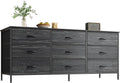 Huuger Long Dresser for Bedroom, 55 Inch TV Stand for 55, 60 Inch TV, by Huuger