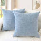 CaliTime Decorative Couch Throw Pillow Covers 16 X 16 Inches Baby Blue | Pack by CaliTime