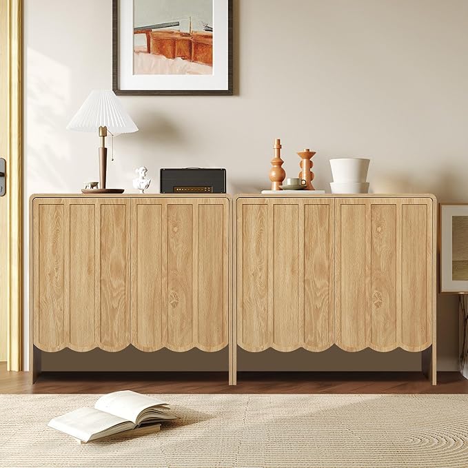 ORRD Accent Sideboard Buffet Cabinet, Storage Cabinets - Image 7