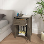 Betterhood Barnwood Rustic Farmhouse Nightstand - Image 4