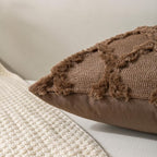 Set of 2 Soft Moroccan Throw Pillow Covers 20x20 Inch Plush Boho Decorative - Image 6