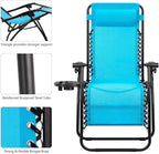 Devoko Patio Zero Gravity Chair Outdoor Folding Adjustable Reclining Chairs - Image 8