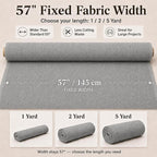 Mini Chenille Linen Blend Upholstery Fabric by the Yard, 57 Inch Wide Soft - Image 3