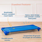 ECR4Kids Stackable Kiddie Cot - Image 6