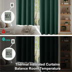 Simplebrand Ava Ever Green Short Blackout Curtains - Image 6