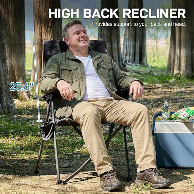 EVER ADVANCED Reclining Camping Chairs - Image 7