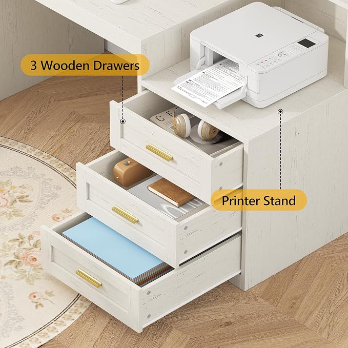 TVU Farmhouse Computer Desk - Image 5