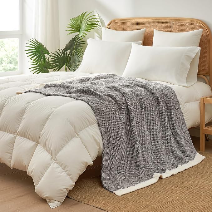 Snuggle Sac Grey Throw Blankets - Image 7