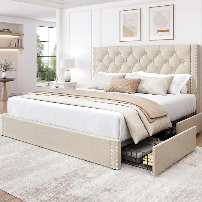 LARMACE Full Size Bed Frame by LARMACE