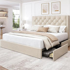 LARMACE Full Size Bed Frame by LARMACE