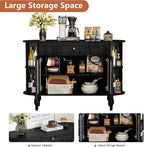 XUZENEST 47'' Fluted Sideboard Buffer Cabinet - Image 6