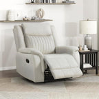 Lexicon Manual Recliner Chair, Polished Microfiber Reclining Sofa Chair by Lexicon