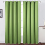 Blackout Curtains 66 x 84 inch/Light Green Curtains Set of 2 Panels/Thermal by Lemomo