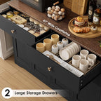 HIFIT 71" LED Kitchen Pantry Cabinet - Image 4