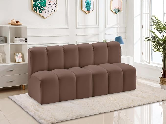 Meridian Furniture 101Brown-S2A Arc Collection Modern | Contemporary Modular - Image 2