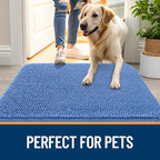 OLANLY Dog Door Mat for Muddy Paws 70x35, Super Absorbent Chenille Mud Mat | - Image 6