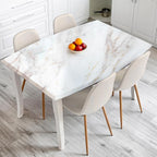 rabbitgoo Glossy Marble Contact Paper Peel and Stick Wallpaper 17.5" X 236.2" - Image 2