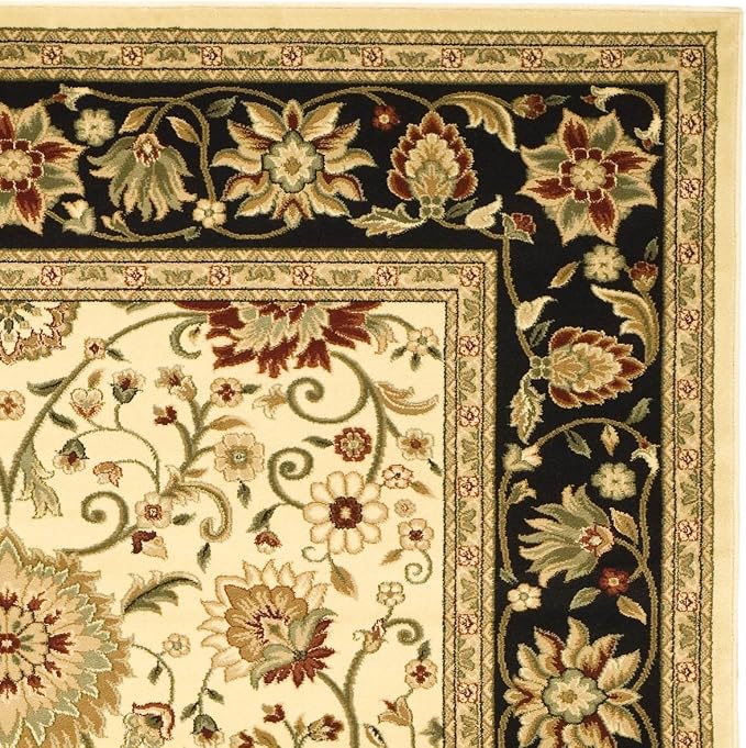 SAFAVIEH Lyndhurst Area Rug 6x8, Traditional Ivory & Black LNH212B - Image 7