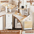 Jocoevol Space Saving Folding Dining Table - Image 6