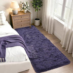 2x6 Taro Purple Fluffy Soft Runner Rug Non-Slip - Image 2