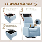 Korser 360° Rocking Chair, Nursery Rocker Chair - Image 6