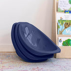 ECR4Kids Plastic Leaf Scoop Floor Rocker Seat, Classroom Furniture - Image 9