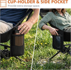 Armless Rocking Camping Chair for Adults, Portable Folding Outdoor Rocker - Image 7