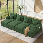 Vesgantti 142" Oversized Sectional Sofa Bed, 8-Seater Modular Sleeper Cloud by Vesgantti