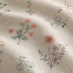 Boho Floral 100% Blackout Curtains 84 Inch 2 Panels Linen Texture | Farmhouse - Image 5