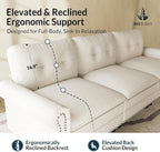 HERA'S HOUSE 3 Pieces Modular Sectional Sofa Sets, Oversized Couch Set - Image 8