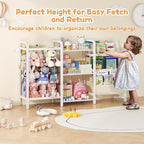 B1 Kids Bookshelf and Toy Storage, 3-Tier Book Shelf - Image 4