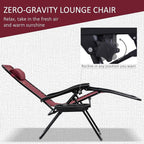 Outsunny Zero Gravity Chair Set - Image 3