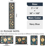 DUKINO 3x14 Washable Runner Rug, Non Slip Kitchen Runner Rug, Low Pile - Image 2