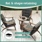 Outdoor Chair Cushion, High Back Soft Seat Pad - Image 7