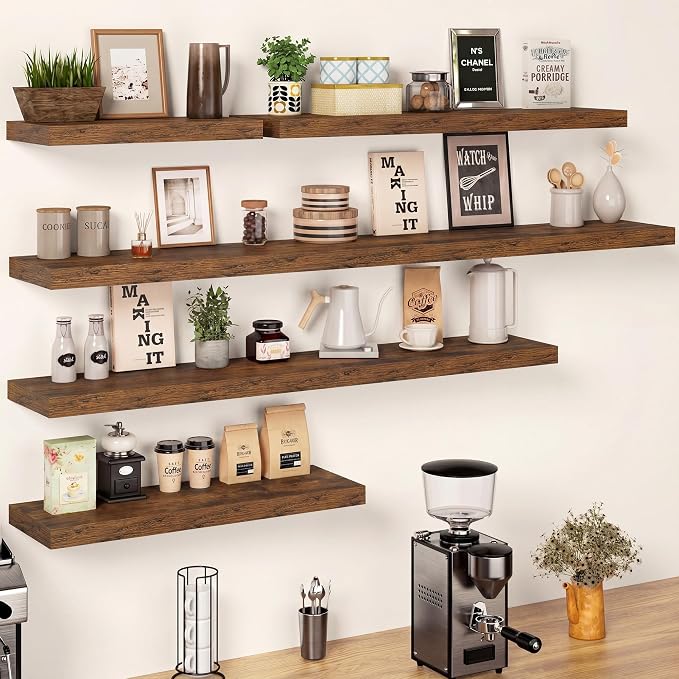 48 Inch Floating Shelves, 12 Inch Deep Floating Shelves - Image 7