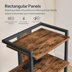 HOOBRO 4-Tier AV Media Stand, Media Console - Image 8